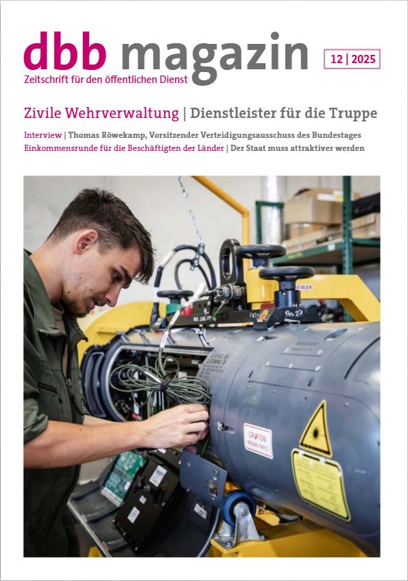 zum aktuellen dbb magazin